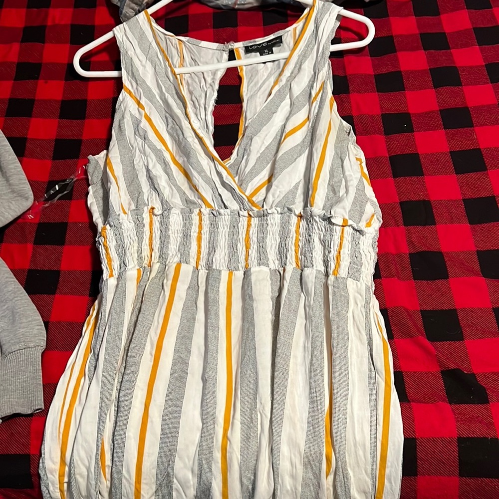Striped romper